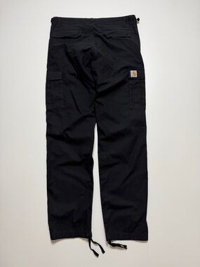 Carhartt WIP Aviation Drawstring Ripstop Pants Mens W32 Black